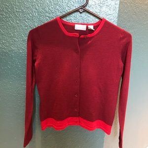 Dark Red Old Navy Cardigan